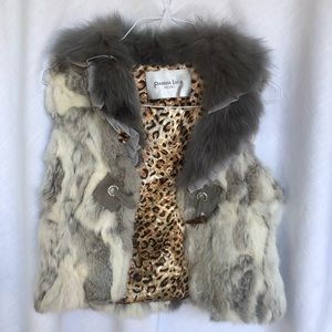 Fur Vest Rabbit for Women. Patrizia Luca Medium